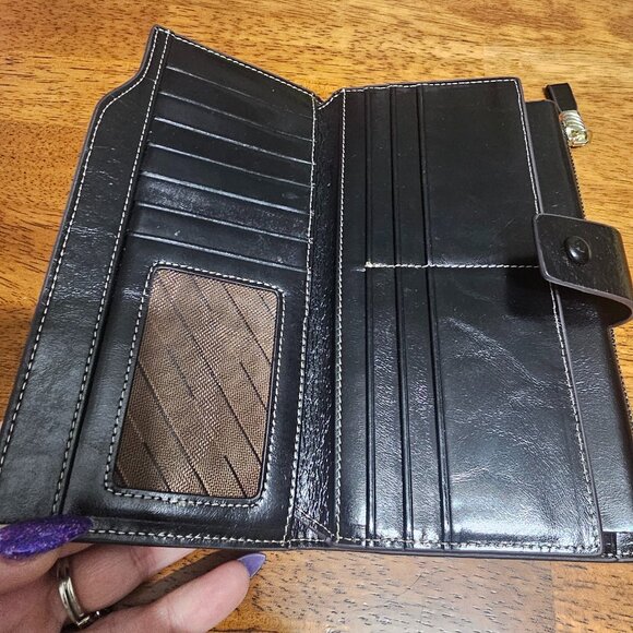 RFID Blocking Black Wallet - Picture 6 of 12